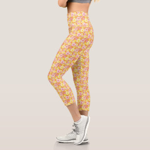 Capri Daisies d'été Leggings #2