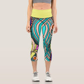 Capri Doodle 1E Couleurs 3 Leggings (Recto)