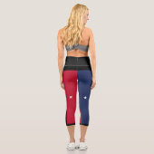 Capri Drapeau Texas Leggings (Verso)