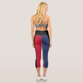 Capri Drapeau Texas Leggings (Verso)