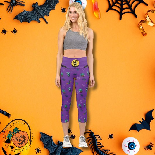 Capri 👻 Halloween Leggings Motifs