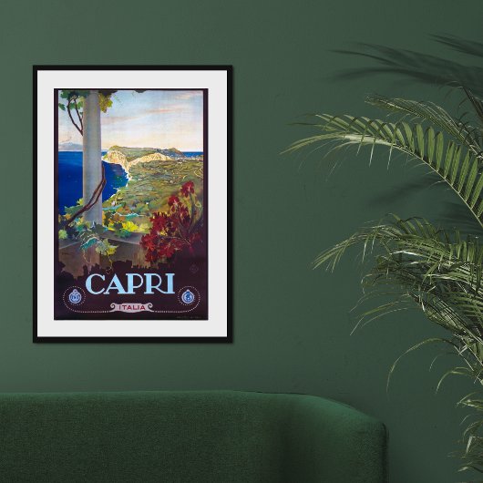 Capri Italiaanse reisposter Poster