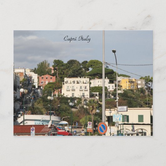 Capri, Italië, Ansichtkaart Briefkaart (Voorkant)