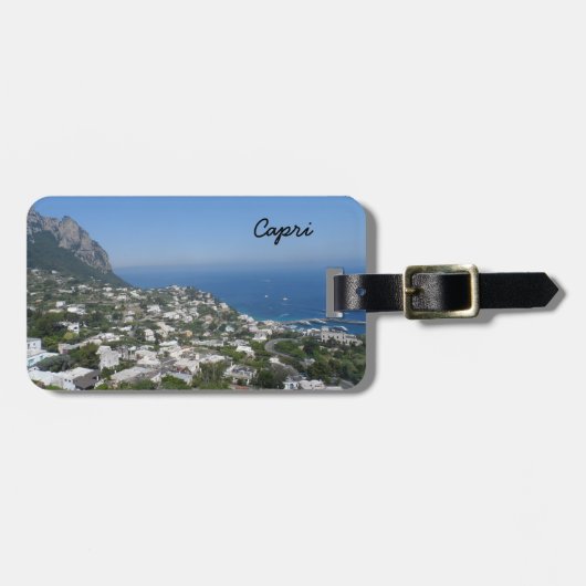 Capri, Italië Bagagelabel (Voorkant horizontaal)