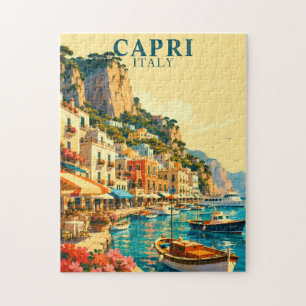 Capri Italië Marina Grande Haven Souvenir Legpuzzel