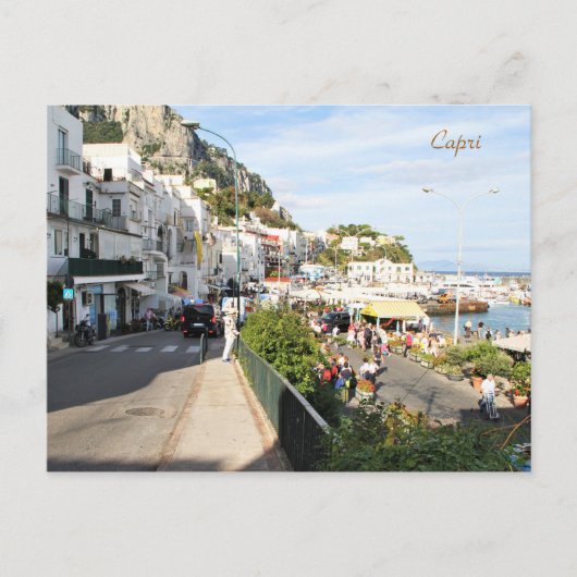 Capri, Italie, Photographie, Carte postale (Devant)