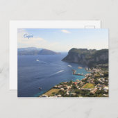 Capri, Italie, Photographie, Carte postale (Devant / Derrière)