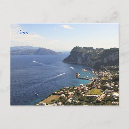 Capri, Italie, Photographie, Carte postale (Devant)