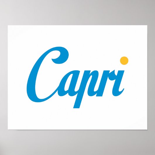 CAPRI Italië Poster (Voorkant)