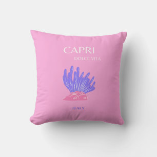 Capri, Italië, Preppy, Roze Kussen