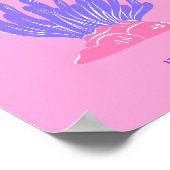 Capri, Italië, Preppy, Roze Poster (Hoek)