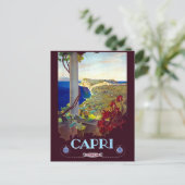 Capri Italië Reis Briefkaart (Staand voorkant)