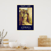 Capri, Italië Vintage Travel Poster (Keuken)