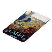 Capri, Italië Vintage Travel Poster Magneet (Linkerzijde)