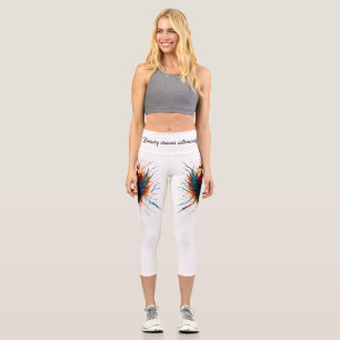 Capri Leggings à battement de coeur - Electrifying Love 