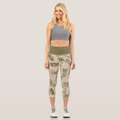 Capri leggings à motif de feuille de Ginko (Recto)