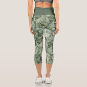 Capri Leggings à motif de feuille tropicale (Verso)