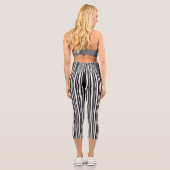 Capri Leggings à motif rayure verticale (Verso)