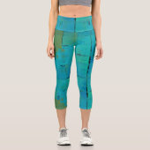 Capri Leggings à résonance Aqua (Recto)