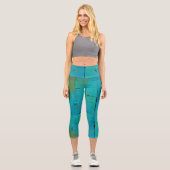 Capri Leggings à résonance Aqua (Recto)