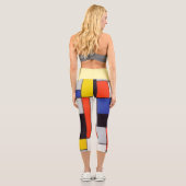 CAPRI LEGGINGS - Abstrait mondrien - Couleurs prim (Verso)