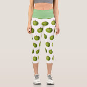 Capri Leggings avec design Apple vert (Recto)