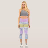 Capri Leggings avec Faux Parties scintillant Stars (Recto)