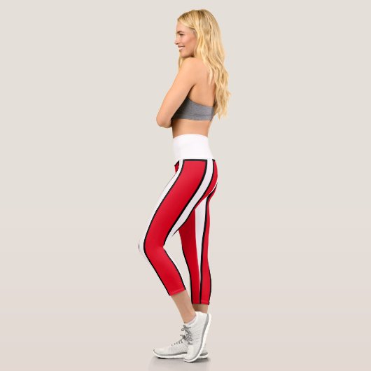 Capri Leggings Capris chic & gras haut taille (Gauche)