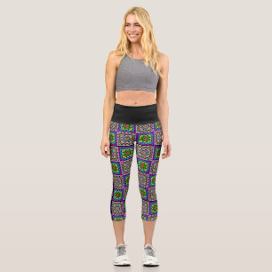 Capri Leggings Carré Crochet élégant