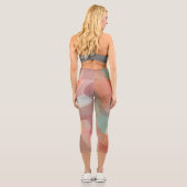 Capri Leggings d'art couleur Abstrait pour les regards e (Verso)