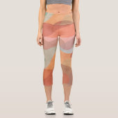 Capri Leggings d'art couleur Abstrait pour les regards e (Recto)