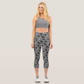 Capri Leggings de dentelle noire Faux (Recto)