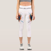 Capri Leggings de passion électronique - "Elégance avec (Recto)