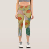 Capri Leggings de tournesol Abstraits (Recto)