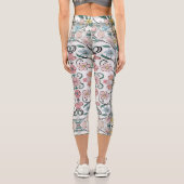 Capri Leggings d'élégance florale1 (Verso)