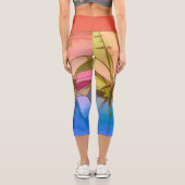 Capri Leggings Design abstrait (Verso)