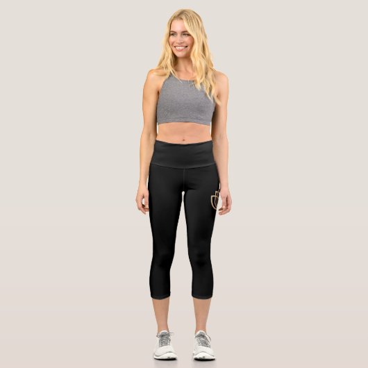 Capri Leggings Floraux pour Femmes (Recto)