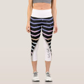Capri leggings High Waisted Capris  negro con zigzag (Recto)