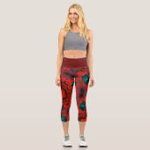 Capri Leggings hippies psychédéliques (Recto)