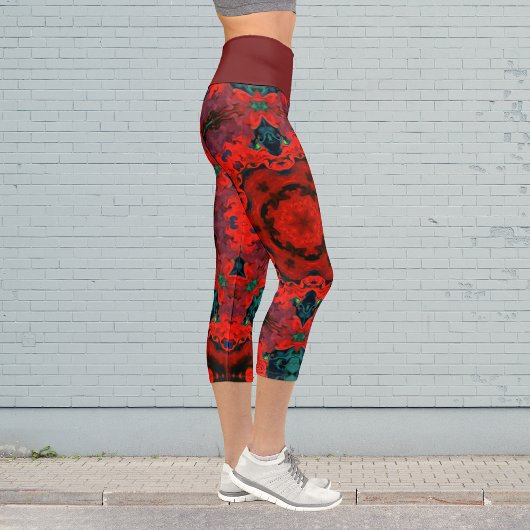 Capri Leggings hippies psychédéliques