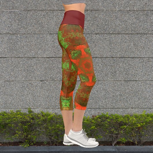 Capri Leggings hippies psychédéliques