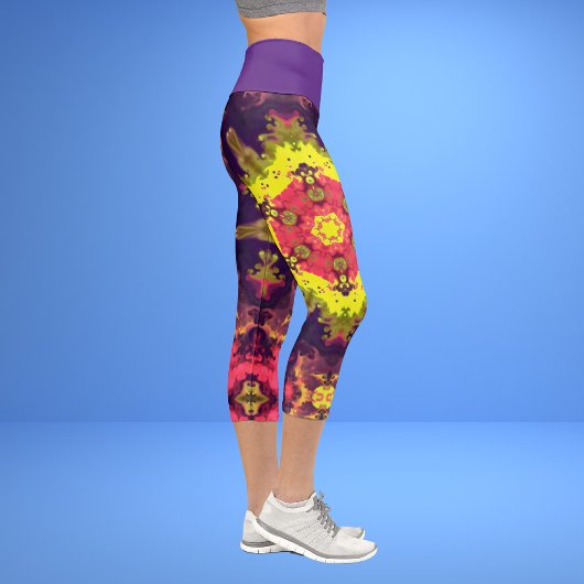 Capri Leggings hippies psychédéliques