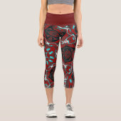 Capri Leggings hippies psychédéliques (Recto)