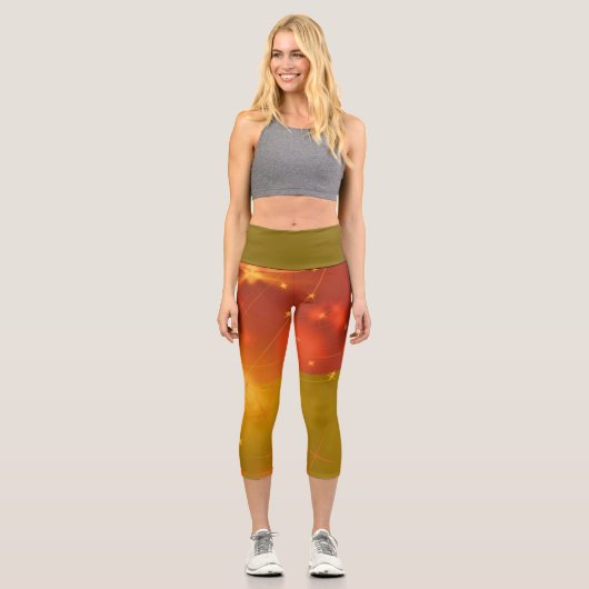 Capri Leggings imprimé étoiles (Recto)