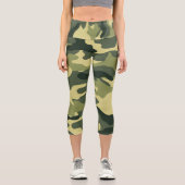Capri Leggings imprimés camouflage (Recto)