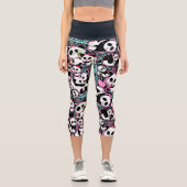 CAPRI Leggings Kawaii Panda Bear Baby Doodles (Recto)