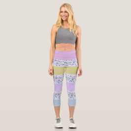 Capri-Leggings met Faux Glitter Stars