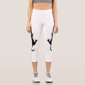 Capri Leggings Mignons Chat Pendu Faits à la Main (Recto)
