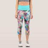 Capri Leggings opalescents avec Motif d'art moderne (Recto)