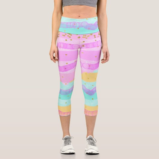 Capri Leggings Pastel Autres bandes (Recto)